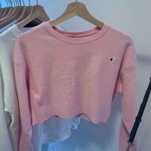 champion crop sweat-shirt